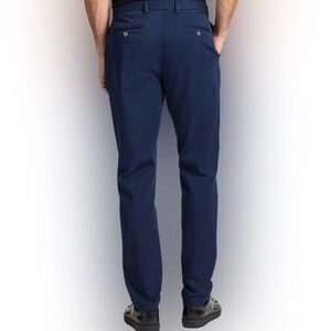 Ted Baker London Sky Captain Men's Twill Chino’s Flat Front Navy Sz 30X32 NWT